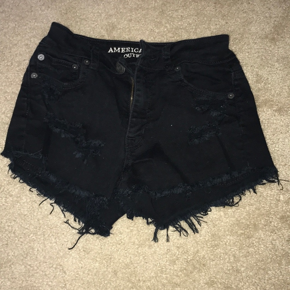 American Eagle high waisted denim shorts